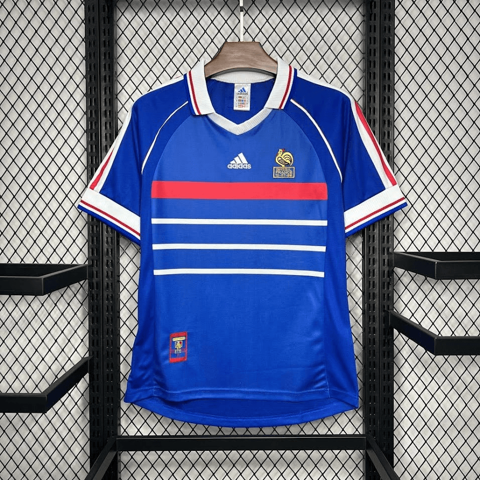 Camisa França I (Home) 1998 – Retrô Torcedor - Imagem 1