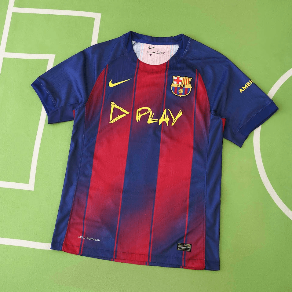 Camisa Barcelona x Spotify (Home) 2025/26 - TORCEDOR - Imagem 1